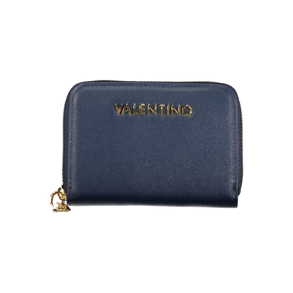 Mario Valentino Blue Polyethylene Wallet
