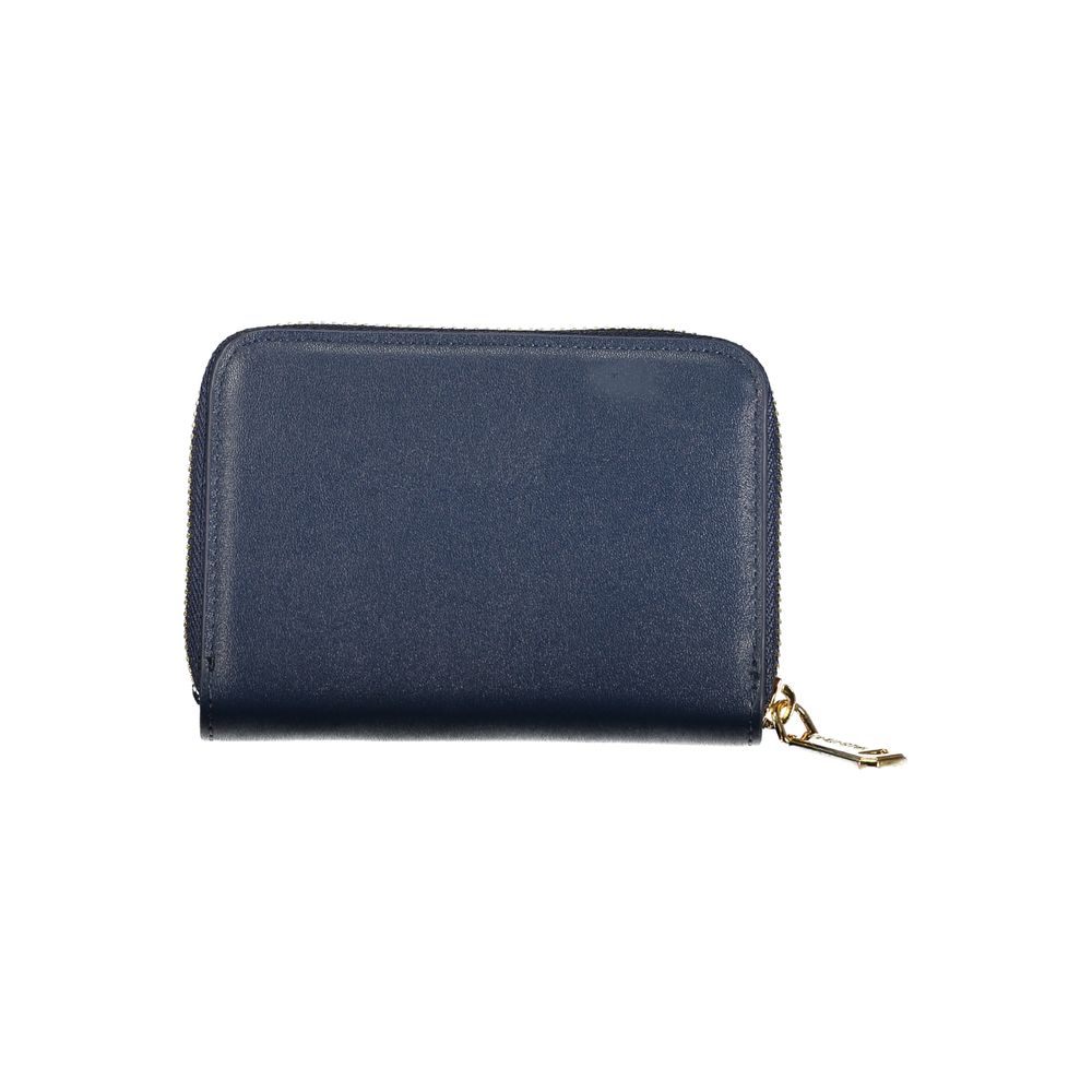 Mario Valentino Blue Polyethylene Wallet