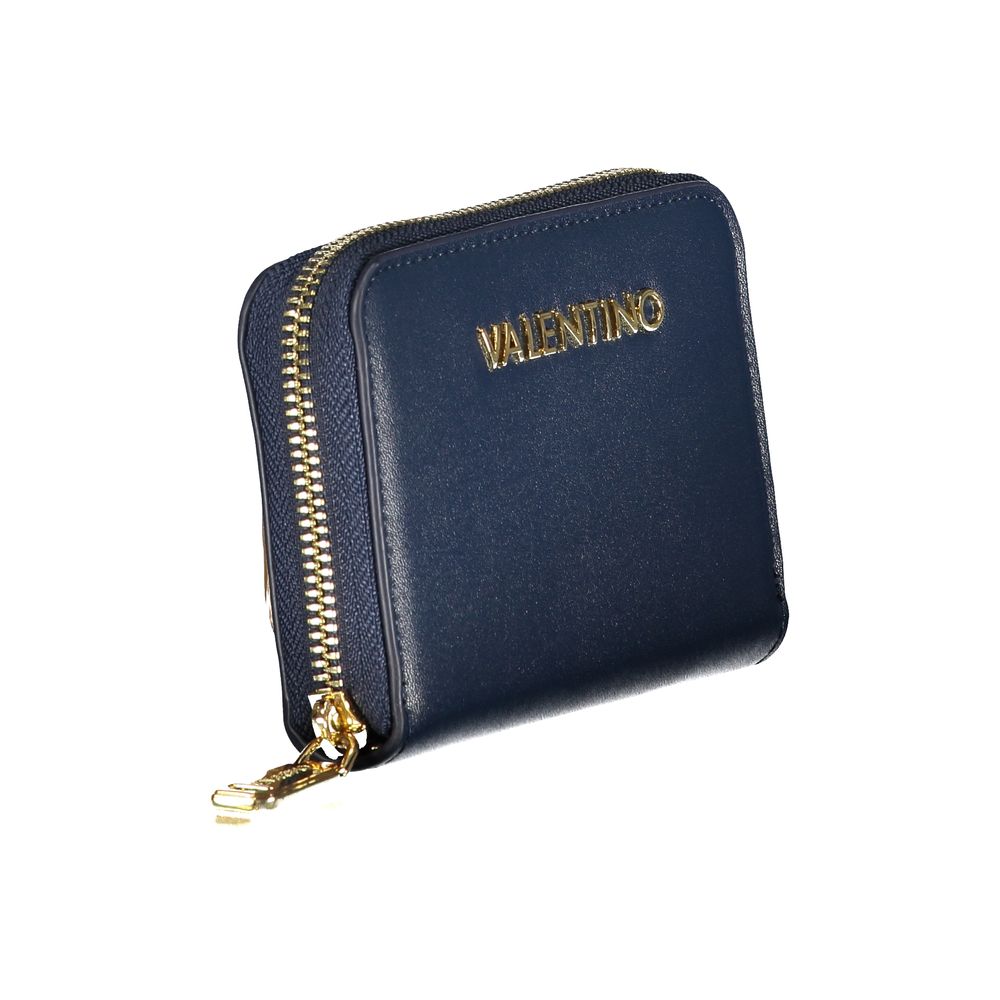 Mario Valentino Blue Polyethylene Wallet