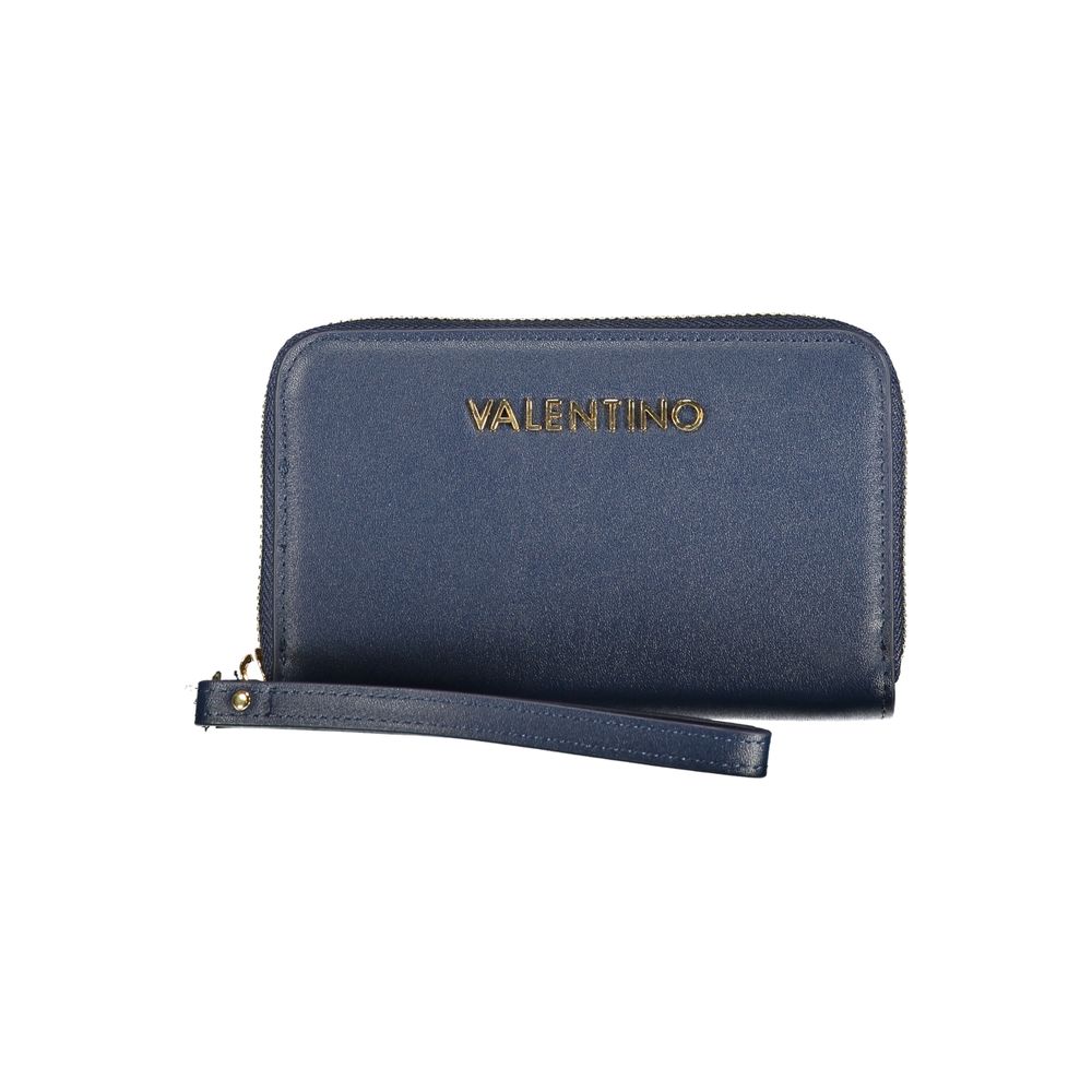 Mario Valentino Blue Polyethylene Wallet
