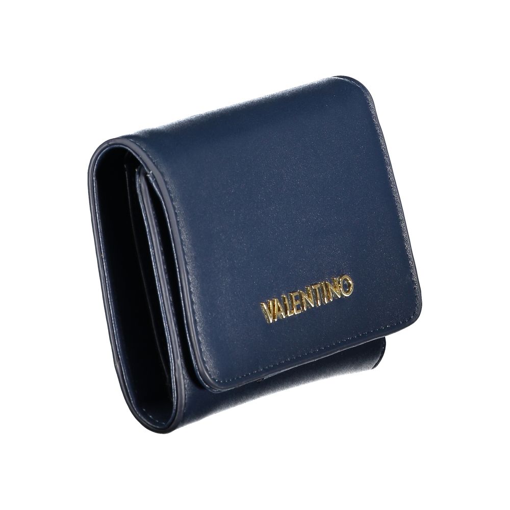 Mario Valentino Blue Polyethylene Wallet