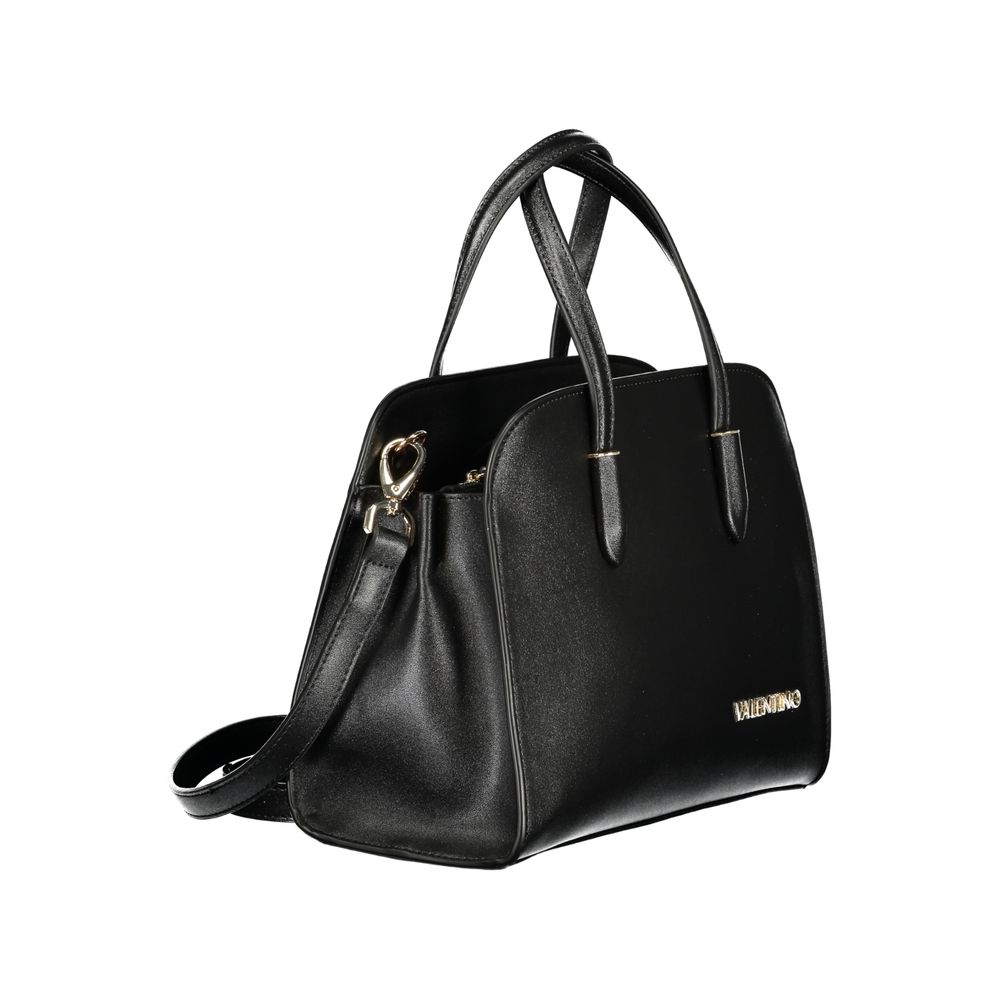 Mario Valentino Black Polyurethane Women Handbag