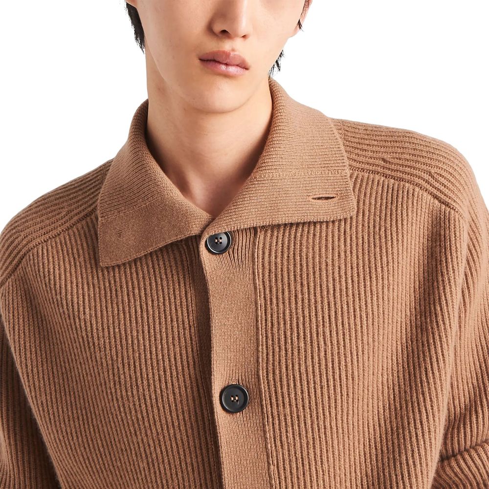 Prada Brown Cashmere Cardigan
