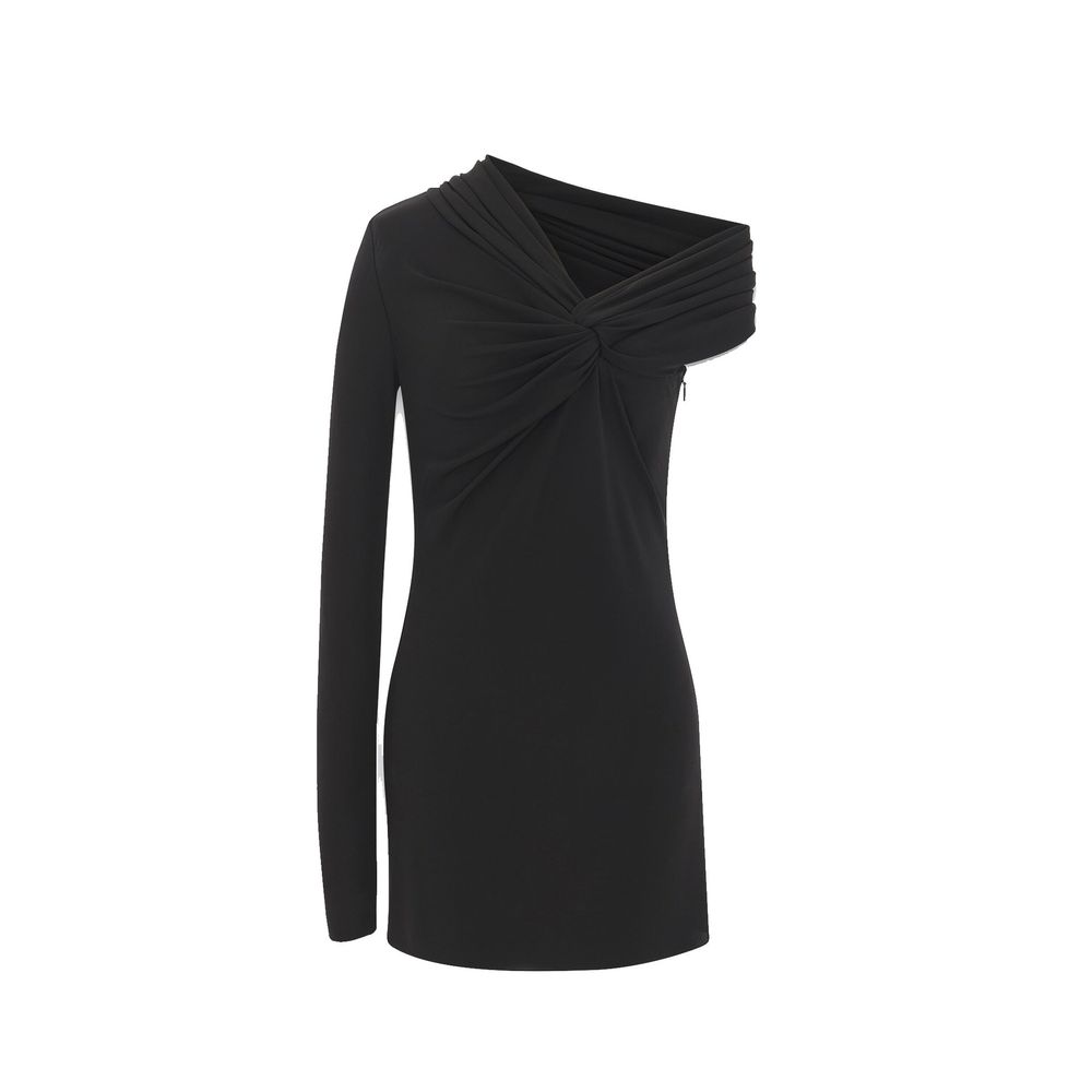 Saint Laurent Black Viscose Casual Dress