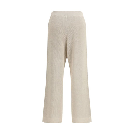 Brunello Cucinelli Beige Cotton Casual Pants