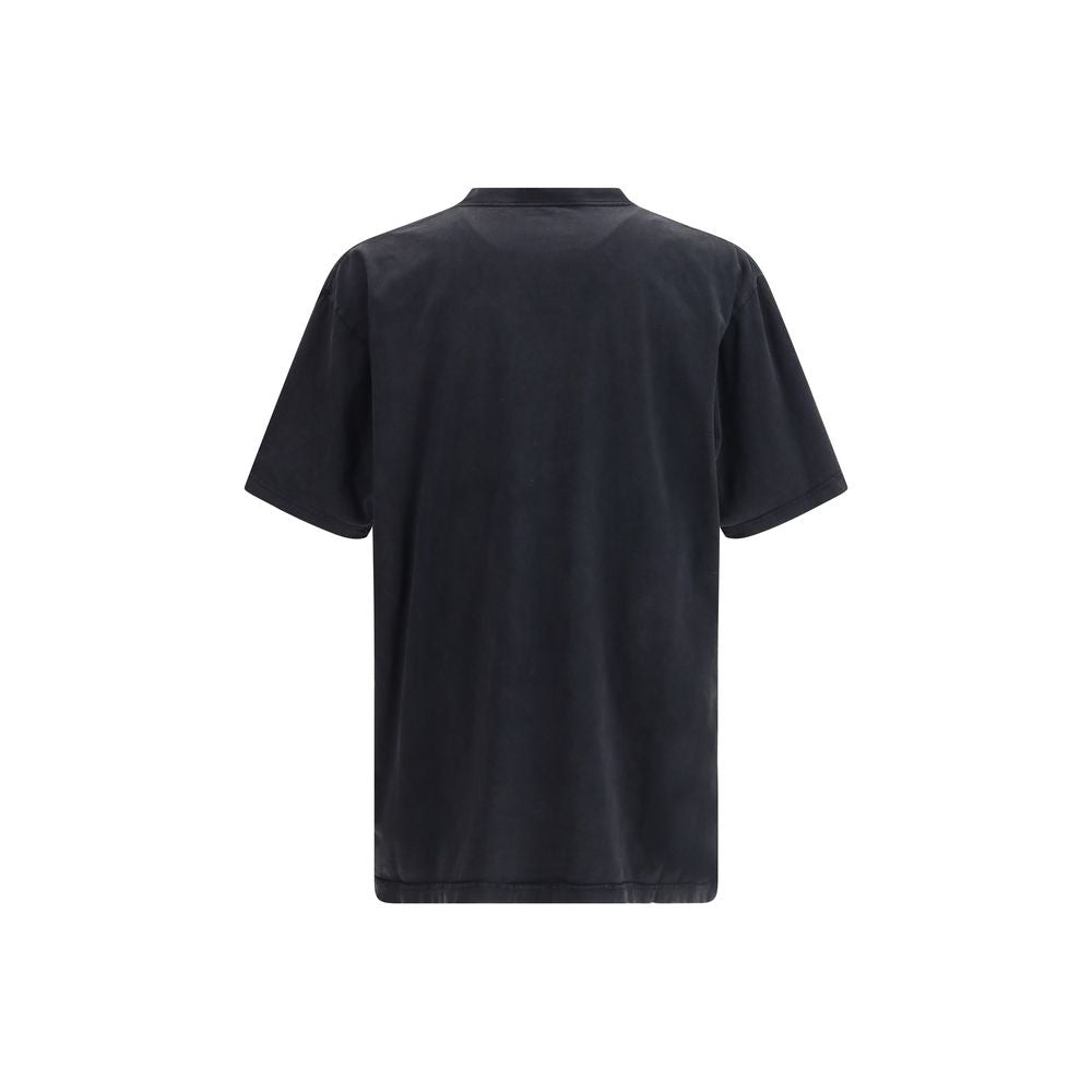 Balenciaga Black Cotton T-Shirt