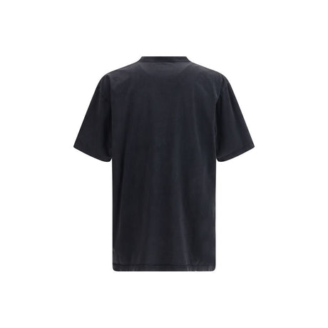 Balenciaga Black Cotton T-Shirt