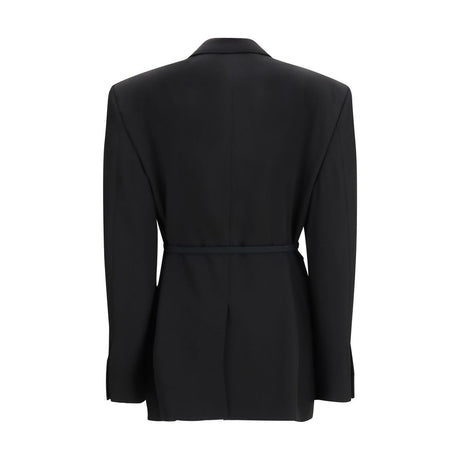 Balenciaga Black Wool Jackets And Coat