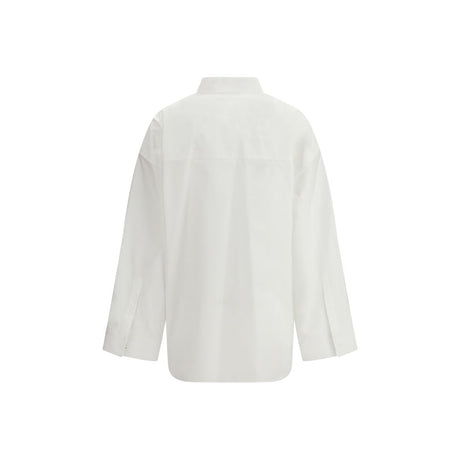 Balenciaga White Cotton Dress Shirt