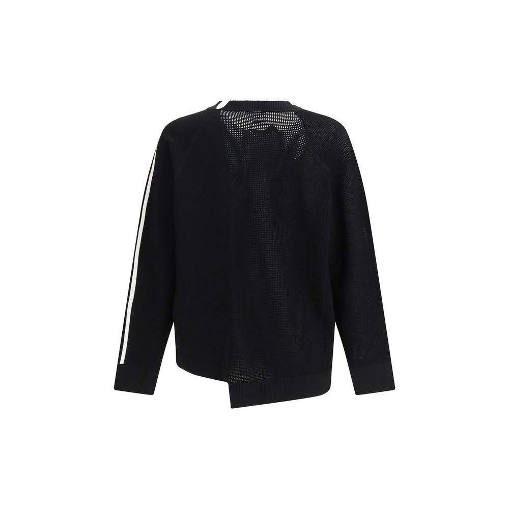 Y-3 Black Viscose Sweatshirt