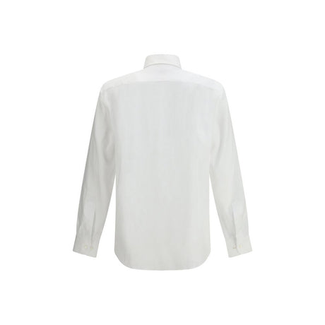 Etro White Linen Dress Shirt