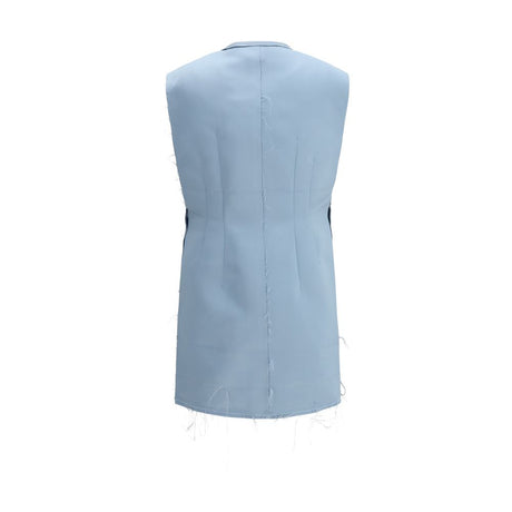 Di Stavnitser Light Blue Polyester Casual Dress