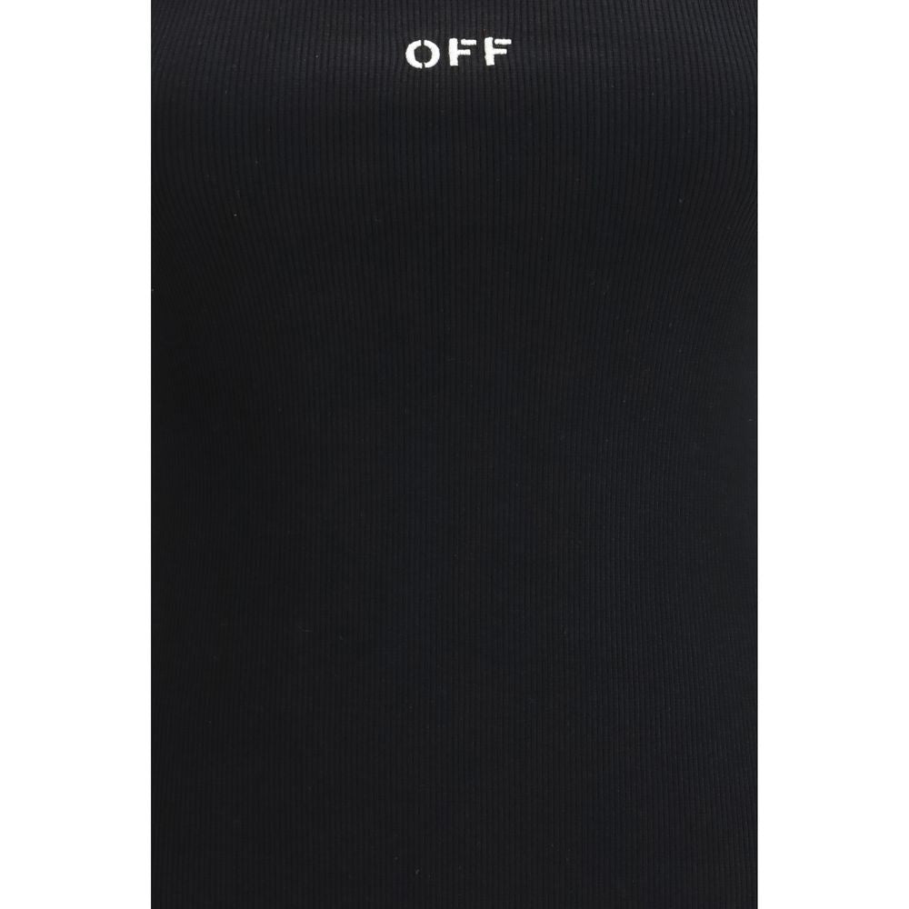 Off-White Black Cotton Top