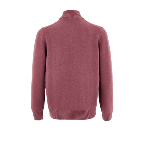 Gran Sasso Red Wool Turtleneck