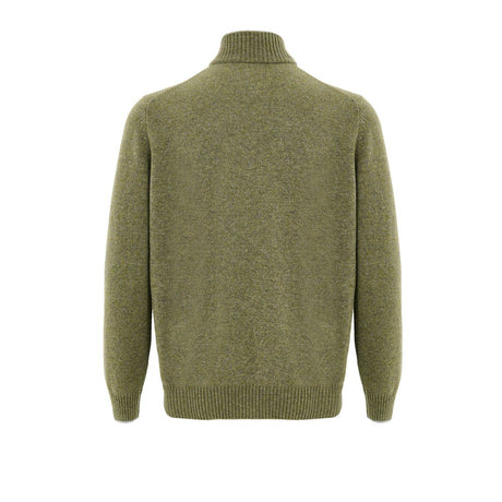 Gran Sasso Green Wool Turtleneck