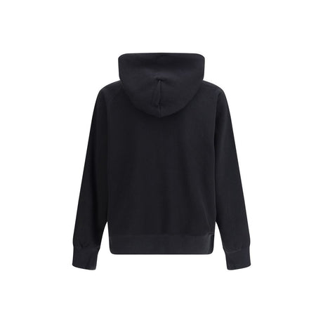 Sacai Black Cotton Sweatshirt