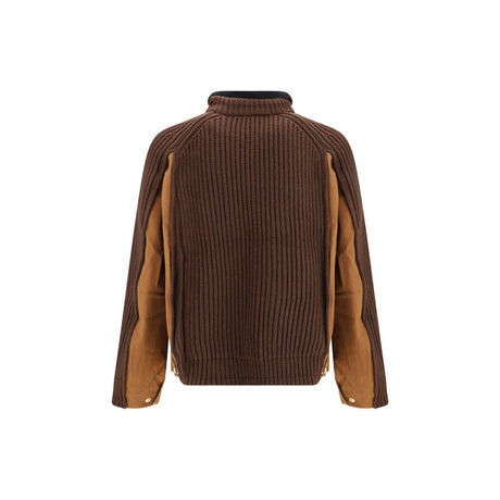 Sacai Beige Cotton Biker Jacket