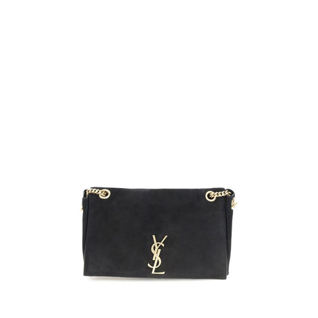Saint Laurent Black Calf Leather Bos Taurus Shoulder Bag