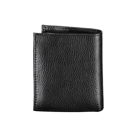 Tommy Hilfiger Black Leather Men Wallet