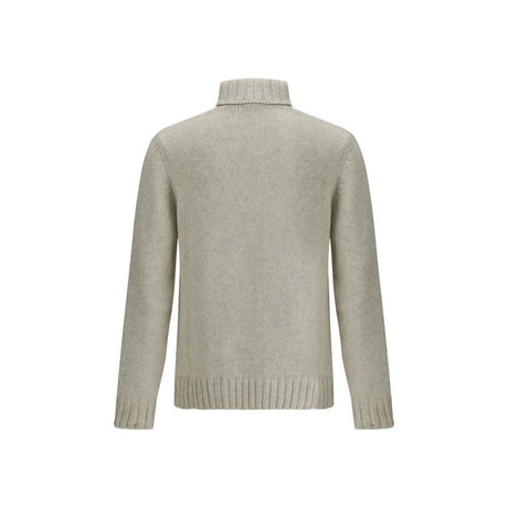 Aragona Cashmere Gray Alpaca Vicugna Pacos Turtleneck
