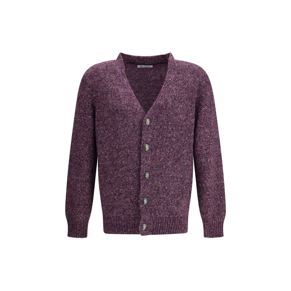 Brunello Cucinelli Multicolor Alpaca Vicugna Pacos Cardigan