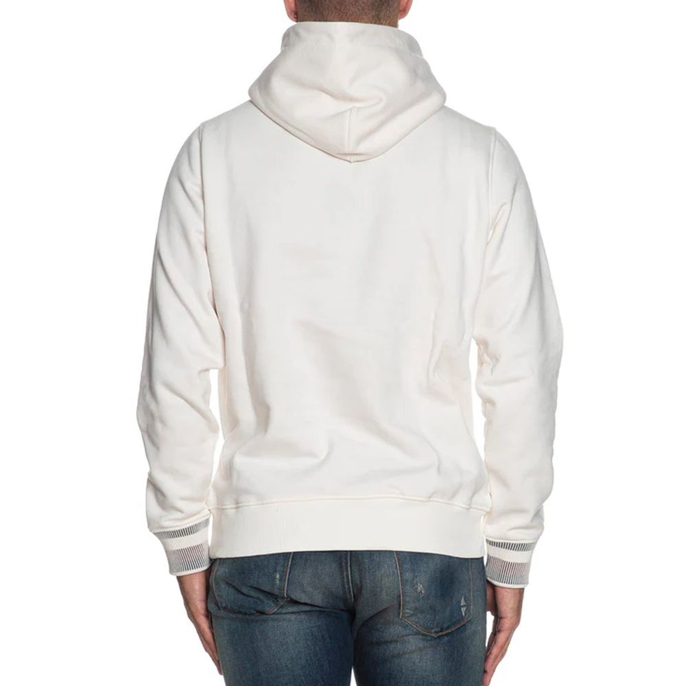 Tommy Hilfiger White Cotton Hoodie