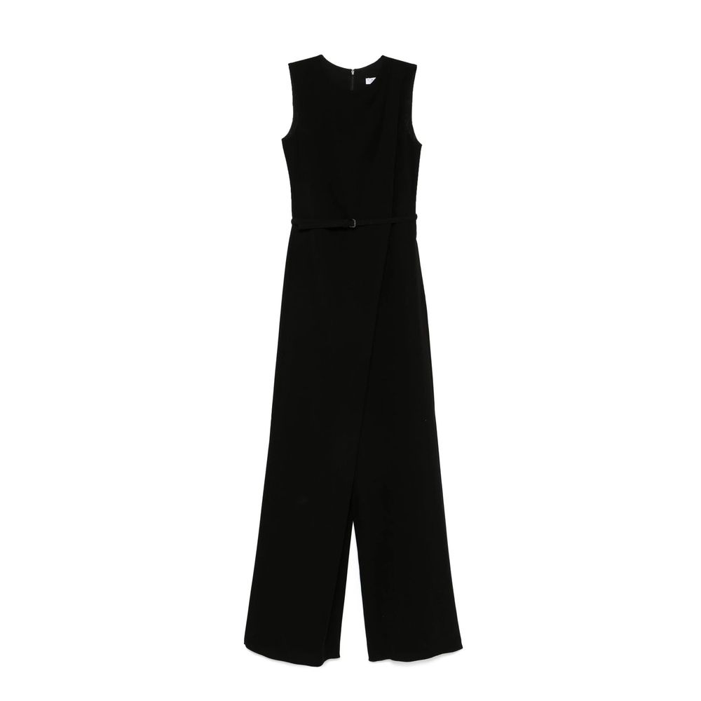 Max Mara Black Polyester Jumpsuit