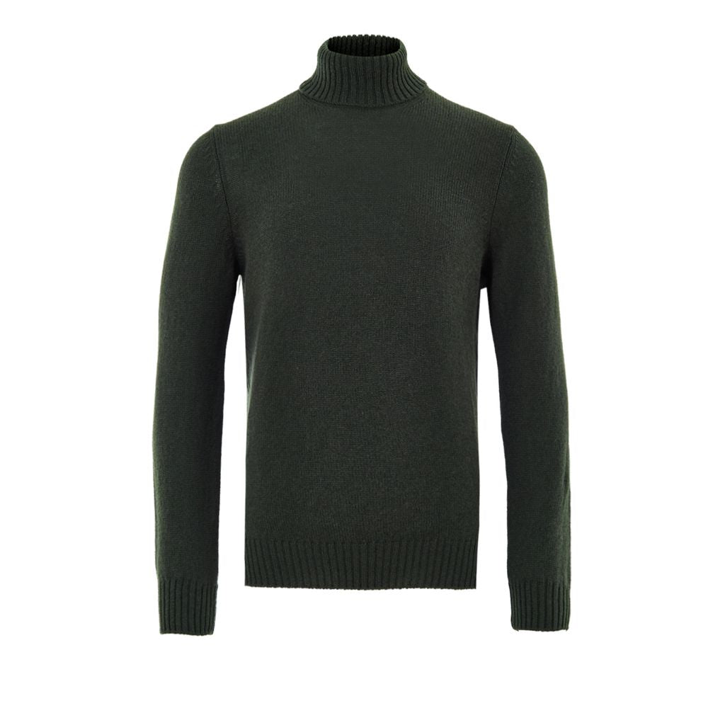 Gran Sasso Green Wool Turtleneck