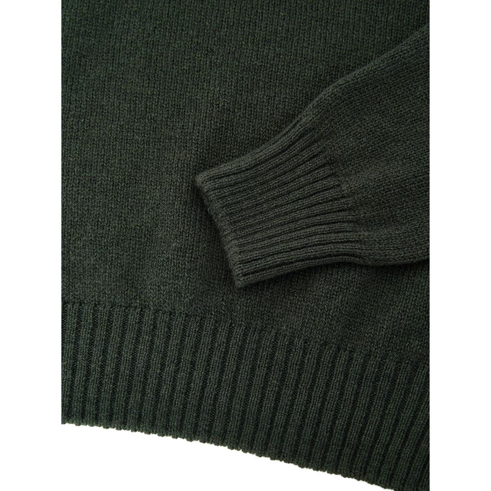 Gran Sasso Green Wool Turtleneck