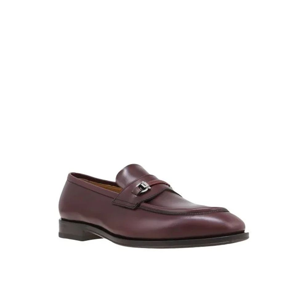 Salvatore Ferragamo Multicolor Calfskin Slip-On Loafers