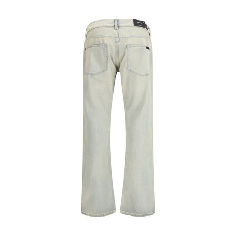 7FOR Cream Cotton Bootcut Jeans