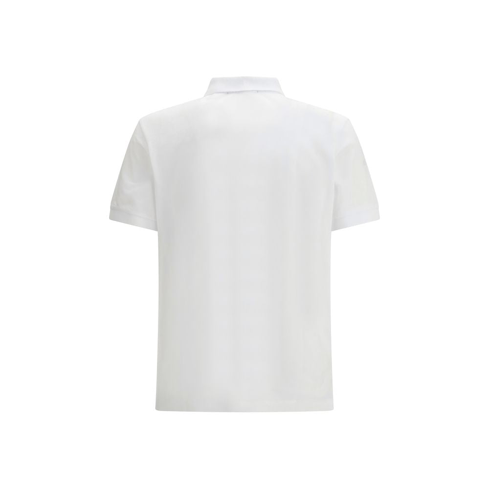 Stone Island White Cotton Polo Shirt