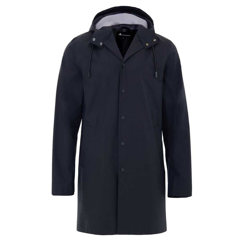 Moose Knuckles Black Nylon Trench Coat