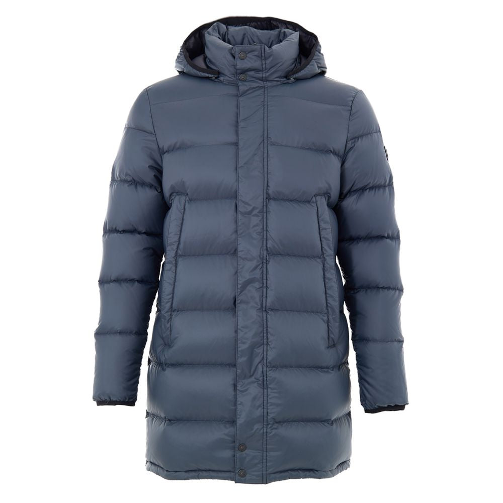Moose Knuckles Gray Nylon Coat