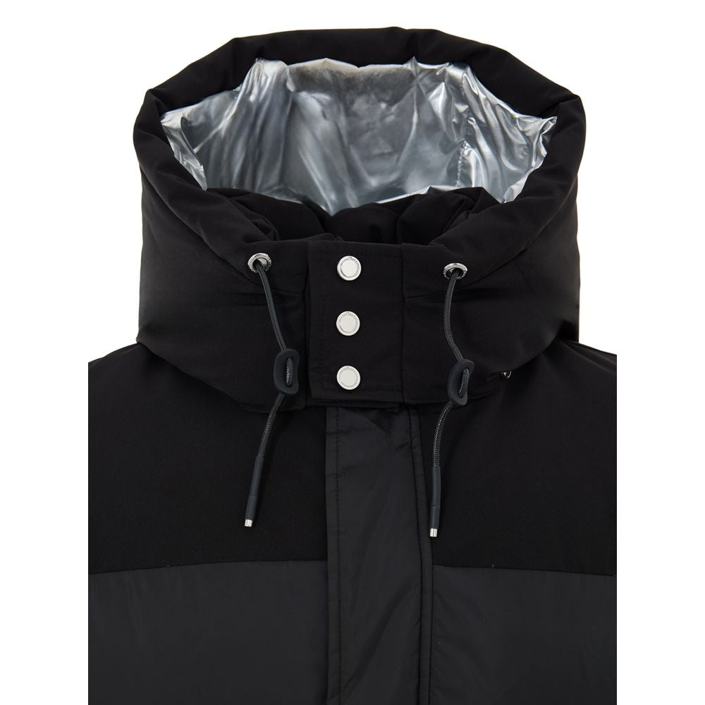 Moose Knuckles Black Nylon Jackets And Coat