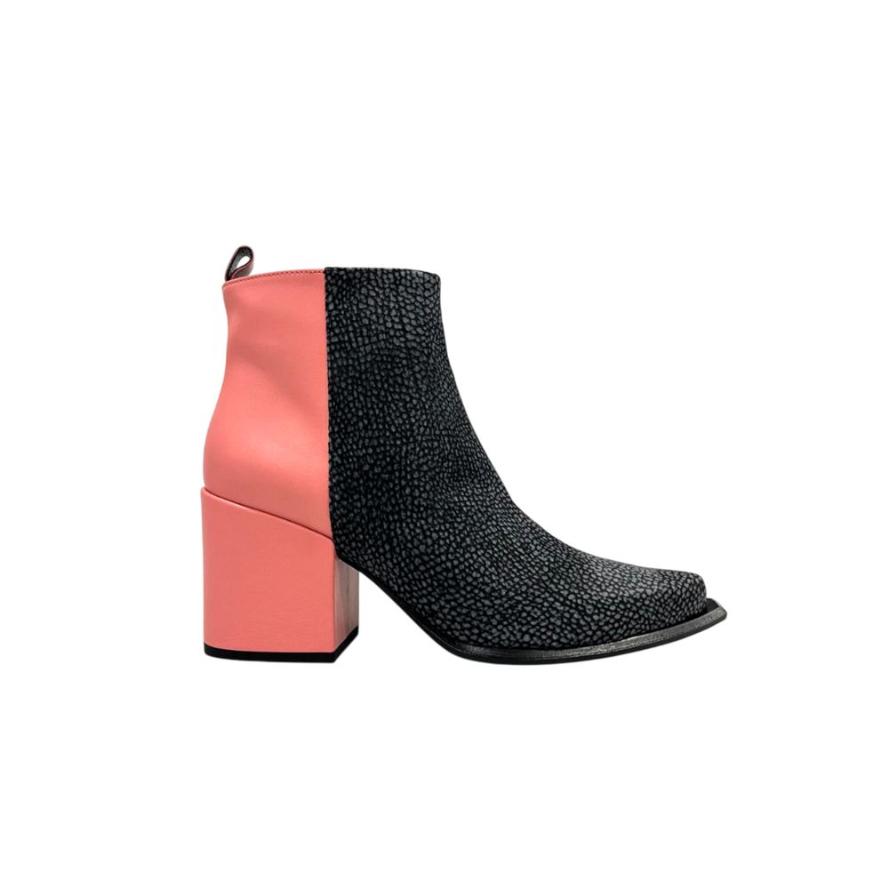 Borbonese Pink Genuine Leather Women Boot