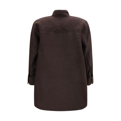 Citizens of Humanity Brown Linen Shirt