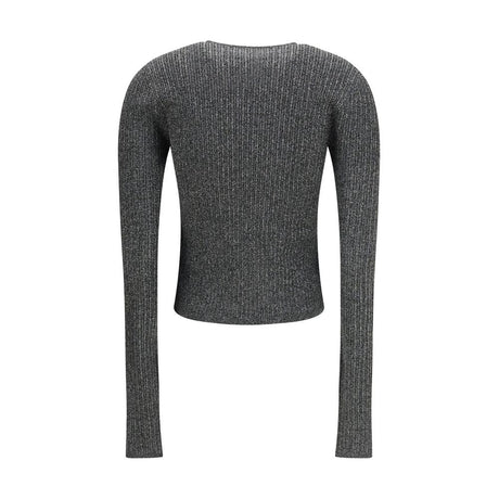 Amiri Black Viscose Cardigan