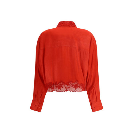 Ermanno Scervino Multicolor Cotton Blouse