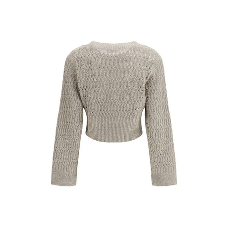 Brunello Cucinelli Beige Linen Sweatshirt