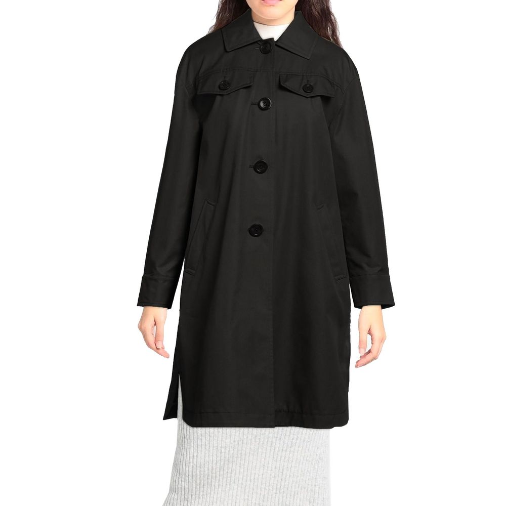 Herno Black Cotton Parka