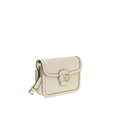 Valentino Garavani White Leather Shoulder Bag