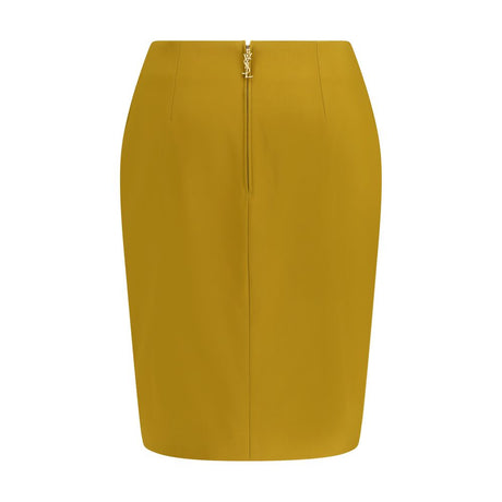 Saint Laurent Bicolor Viscose Skirt
