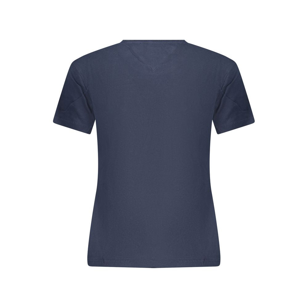 Tommy Hilfiger Blue Cotton Women T-Shirt