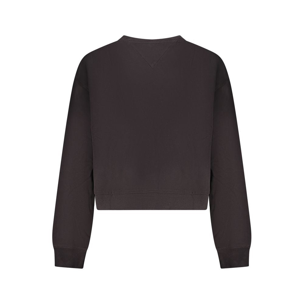 Tommy Hilfiger Black Cotton Women's Sweatshirt