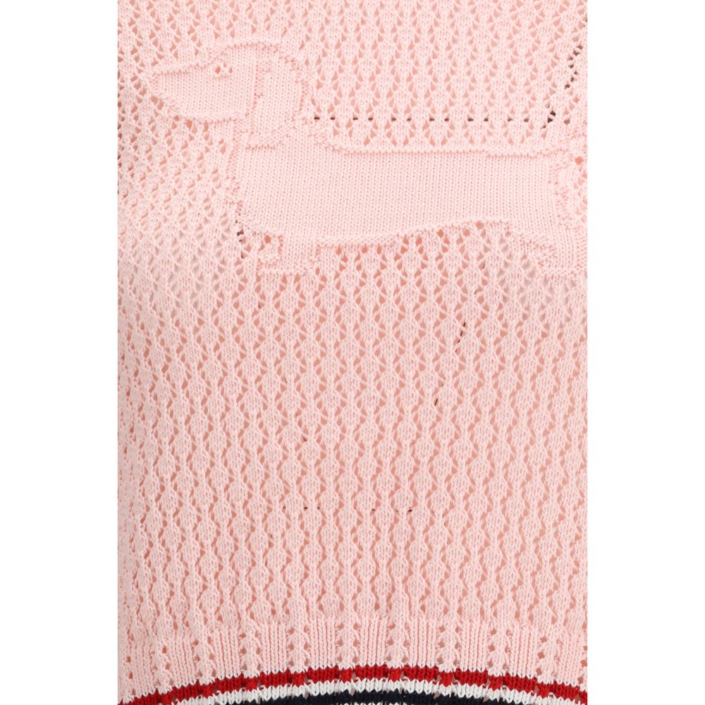 Thom Browne Pink Cotton T-Shirt