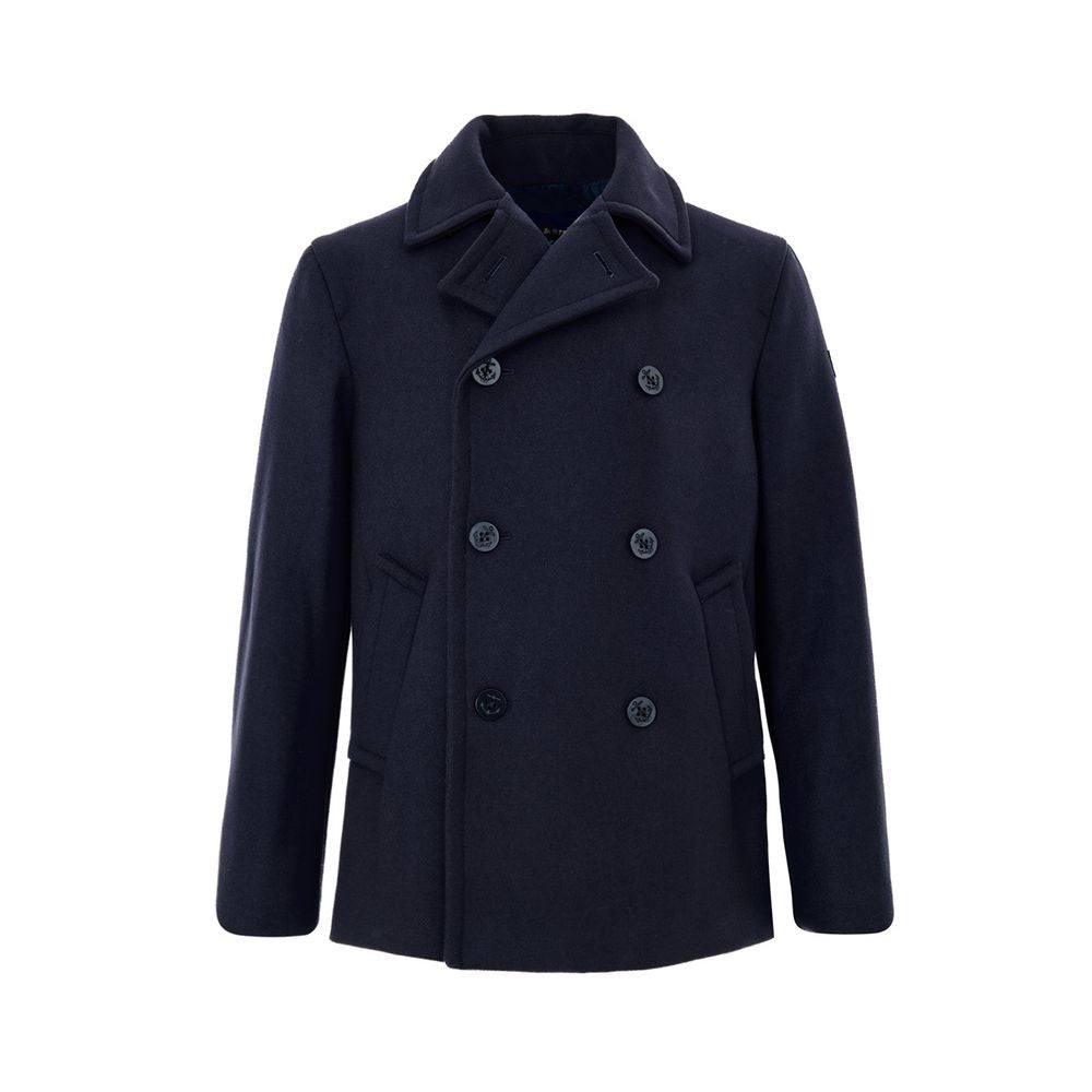 Paul & Shark Blue Polyester Coat