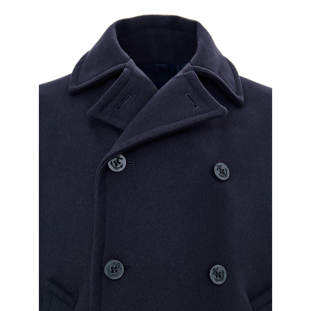 Paul & Shark Blue Polyester Coat