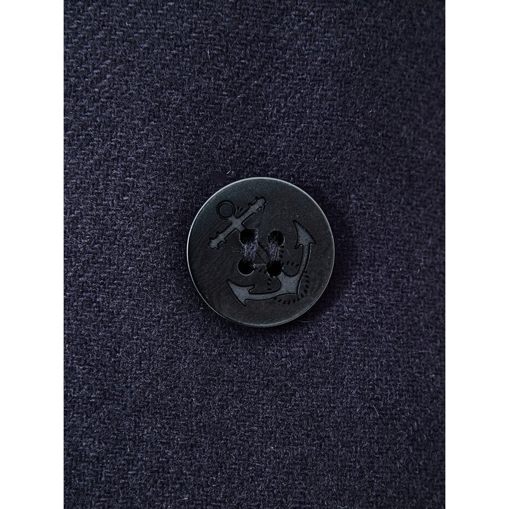 Paul & Shark Blue Polyester Coat