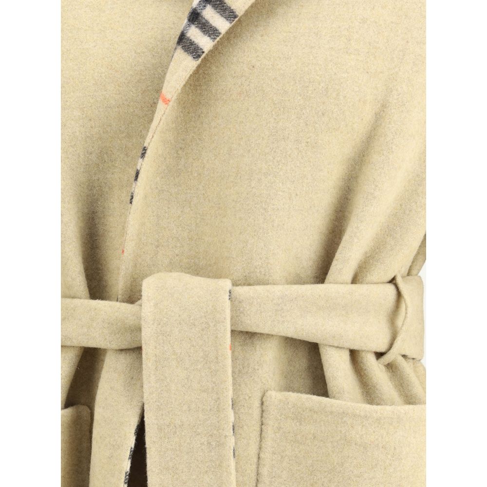 Burberry Beige Wool Coat